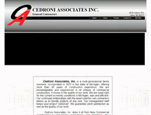 Tablet Screenshot of cedroni.biz